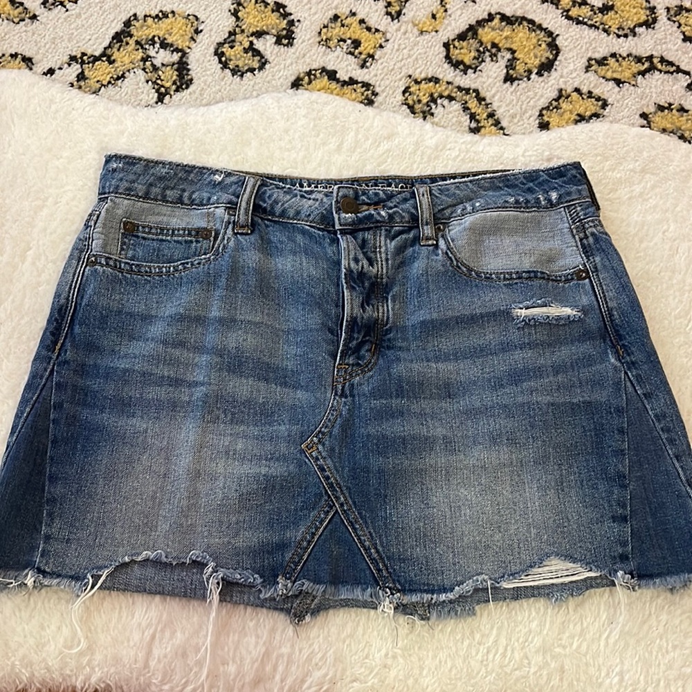 American Eagle 🦅 Blue Denim Mini Skirt